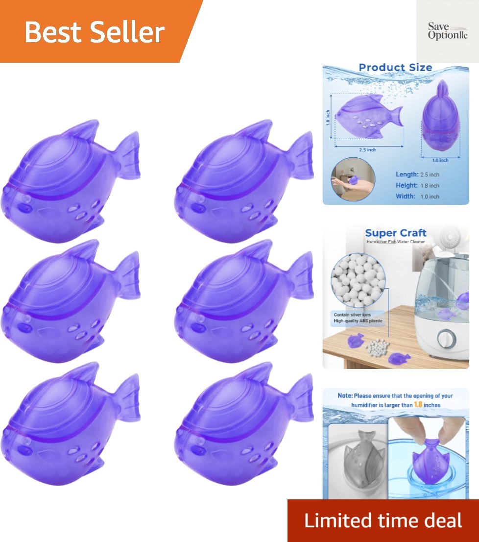 Cleaning Fish, 6 Pack Humidifier Cleaner For Humidifiers And