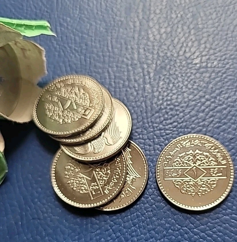 Lebanon SY 1 Pound 1996 AH1416 Unc KM# 132 Stailess Steel FREE SHIPPING 