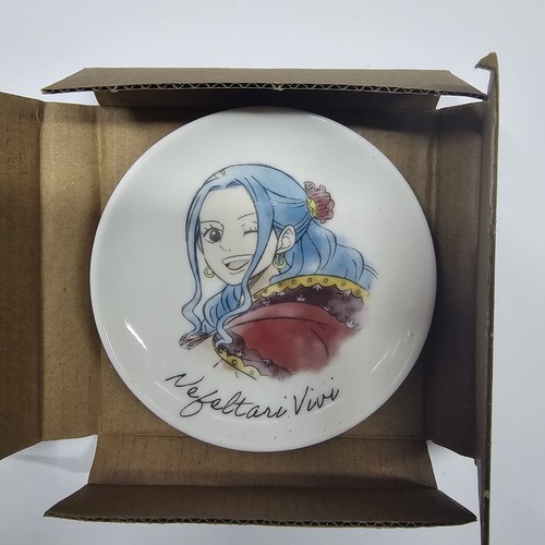 One Piece Ichiban Kuji WT100 Anniversary small Plate Prize I Nefeltari Vivi - Picture 2 of 2
