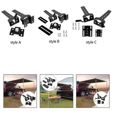 2 Pieces Awning Bracket Repair Parts Outdoor Canopy Fixing Clip Accessory