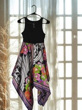 Sleeveless Floral Print Dress