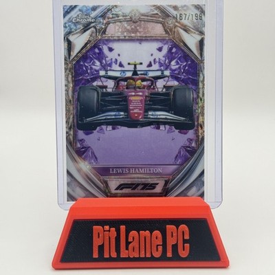 2025 Chrome Formula 1 Purple Mini-Diamond Refractor 167/199 Lewis Hamilton