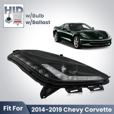 Hid Headlight For 2014-2019 Chevrolet Corvette With Bulb And Balast Right Side