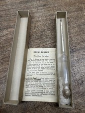 Antique Distillers whiskey alcohol hydrometer Mash Brew Tester 70 degrees