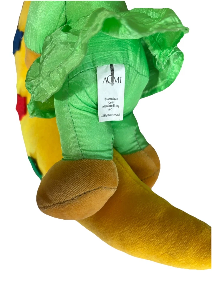 Vestido verde lua amarela estrelas ursinho de pelúcia decoração de pelúcia quarto de bebê ACMI VINTAGE - Imagem 2 de 3