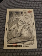 Marvel Beginnings Upper Deck Frankie Raye Illustration Board Card IB-70