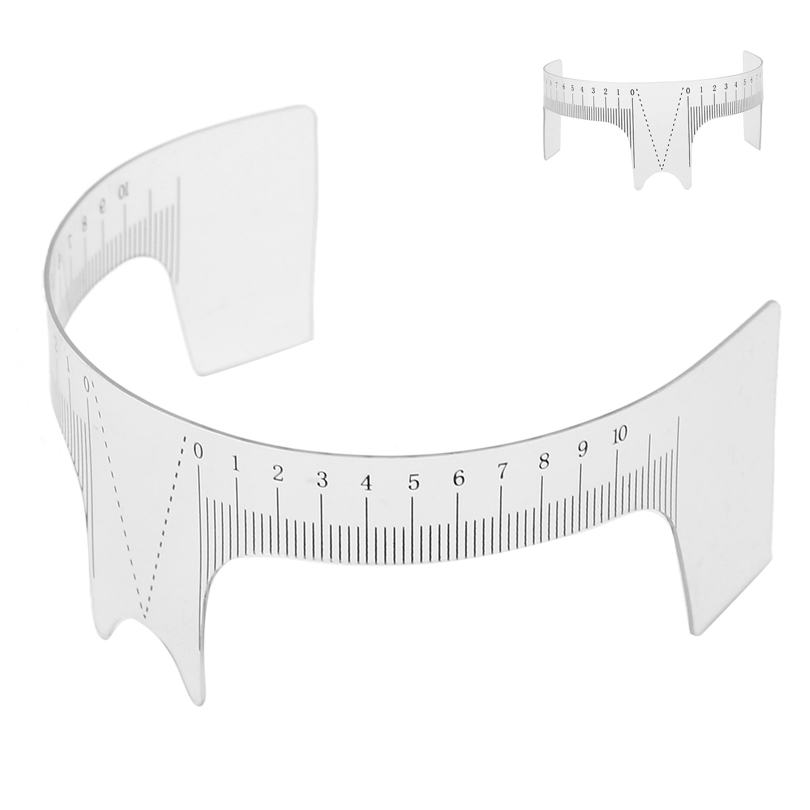 A Eyebrow Positioning Ruler Microblading Brow Shape Design Ruler Measure Too BL