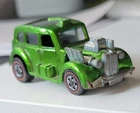 1970 Hot Wheels Redlines Redline Mattel Cockney Cab Green