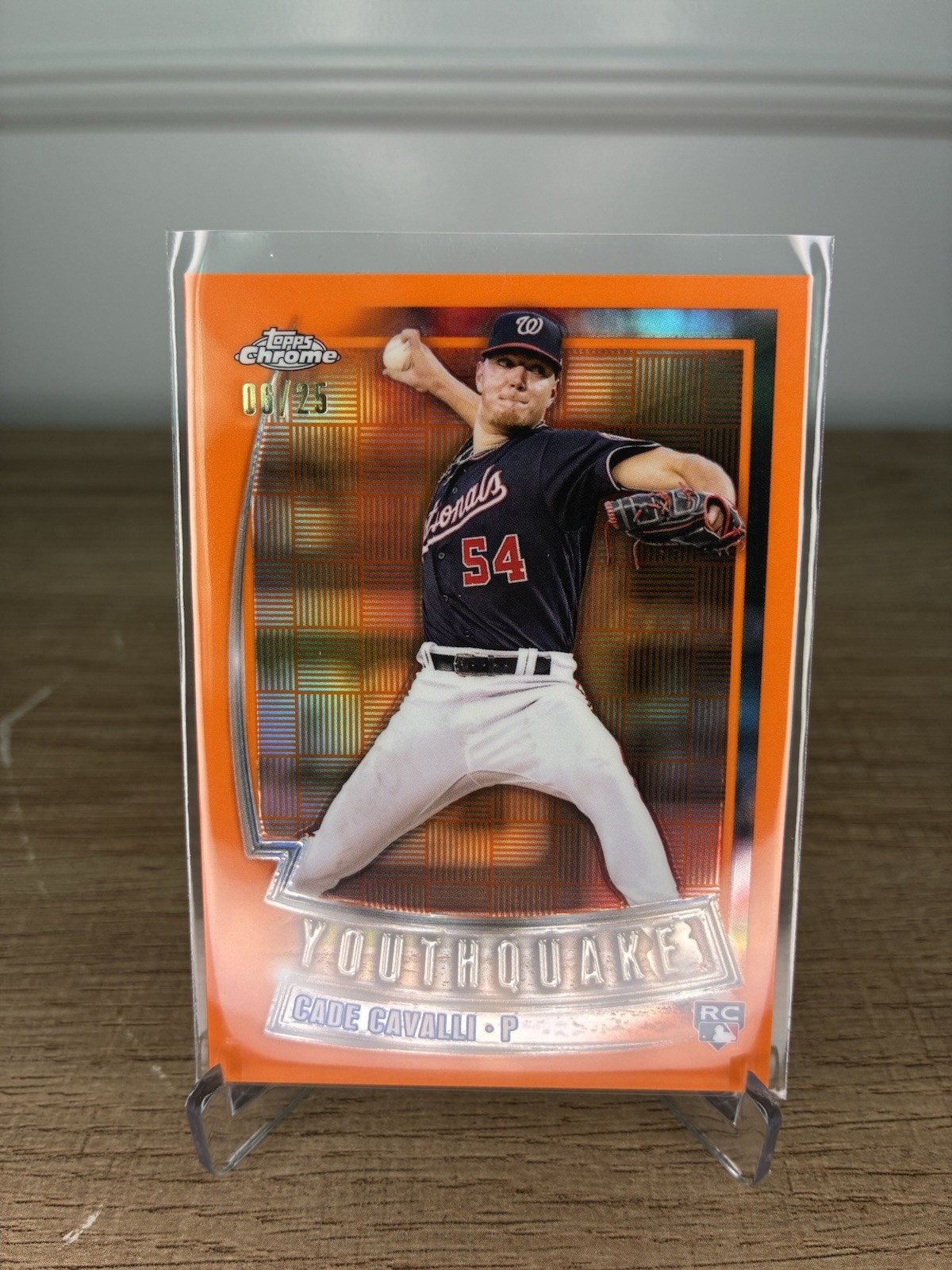 2023 Topps Chrome - Youthquake Cade Cavalli #YQ-25 Orange Refractor /25 (RC)