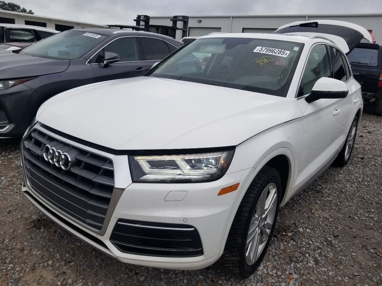18 2018 AUDI Q5 2.0L TURBO SPINDLE KNUCKLE FRONT RIGHT PASSENGER AWD