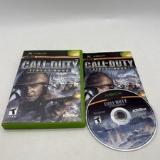 Call of Duty Finest Hour Xbox Complete w/ Manual CIB Tested
