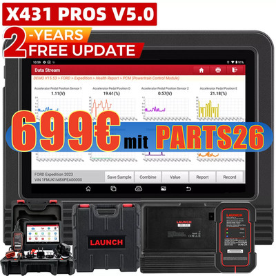 LAUNCH X431 PRO V5.0 V+ PRO 5 KFZ Profi OBD2 Diagnosegerät ALL SYSTEM ECU Coding