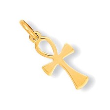 Yellow Gold Ankh Cross British Made Hallmarked