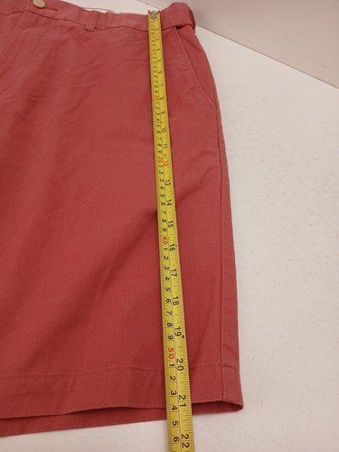 M&S Men's W38 Chinos Shorts With Flexi Waist 100% Cotton in Rose Colour Leg 10". - Picture 10 of 20