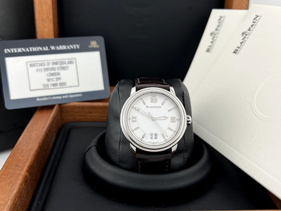 Blancpain Léman Ultra Slim Big Date 2150-1127-53 38mm Stainless Steel Box Papers