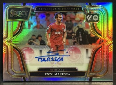2025-26 Panini Select La Liga Sevilla Enzo Maresca Pitchside Auto