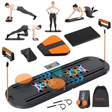 Pilates Board, Foldable Pilates Reformer, Multi-Purpose Pilates Board for Hom...
