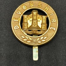 Devonshire Regiment - Original British Army Cap Badge