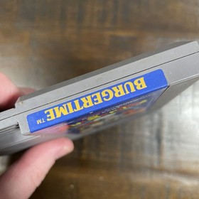 Burger Time (NES, 1987) Nintendo Arcade Classic Cartrdge W/ Hardcase - USED