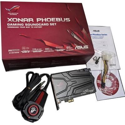 ASUS ROG Xonar Phoebus PCIe Sound Card with 6-Pin Power Used