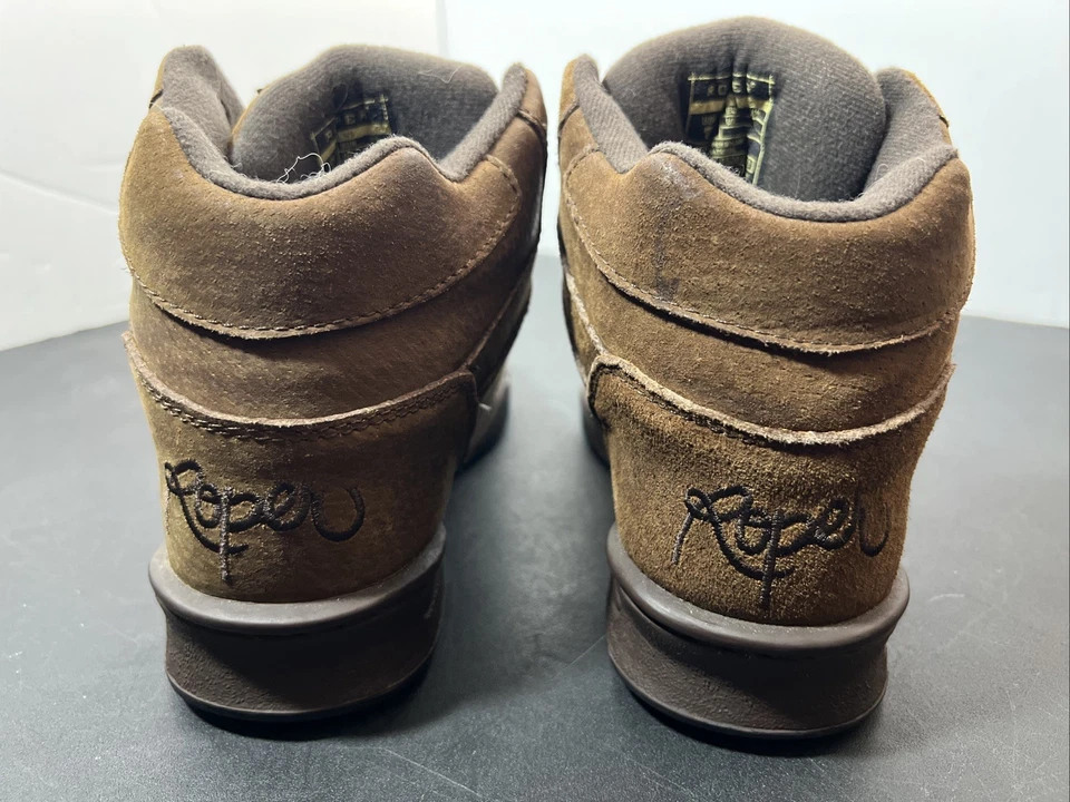 Botas de gamuza Roper Horseshoe atléticas/senderismo marrón para hombre talla 7 hechas por el hombre en EE. UU. Foto 3 de 4