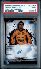 2024 Topps Finest Formula 1 F1 Gabriel Bortoleto Autograph 58/74 #FAC-BOR PSA 9