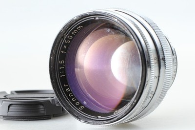 *Exc+5* Contax Carl Zeiss Sonnar 50mm F1.5 Lens For I II IIa IIIa From JAPAN