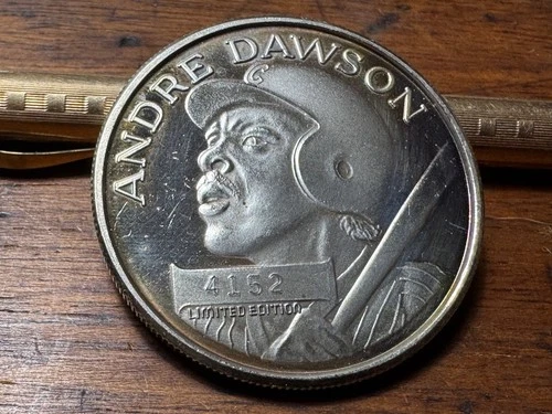 T2: Andre Dawson, Chicago Cubs |  .999 Silver 1 oz Round | Proof | MVP, 1987