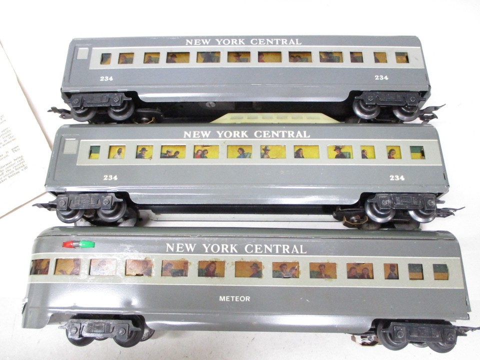 Marx 35250 NYC Passenger Set 333, Gray Meteor Cars OB O gauge X8918 | eBay