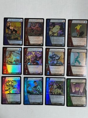 Upper Deck Versus System Marvel/DC Foil Lot (25)