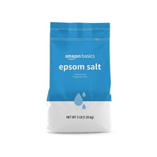Amazon Basics Epsom Salt Soak, Unscented, 48 Ounce Pack of 1 , White