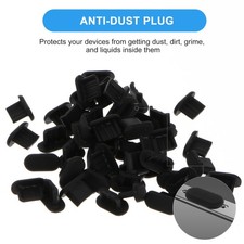 50Pcs Tablet Charging Port Dust Plugs Dust Cover for Phone Cellphone Plug