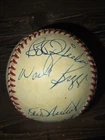 1984 Boston Red Sox Autographed Baseball Boggs / Buckner