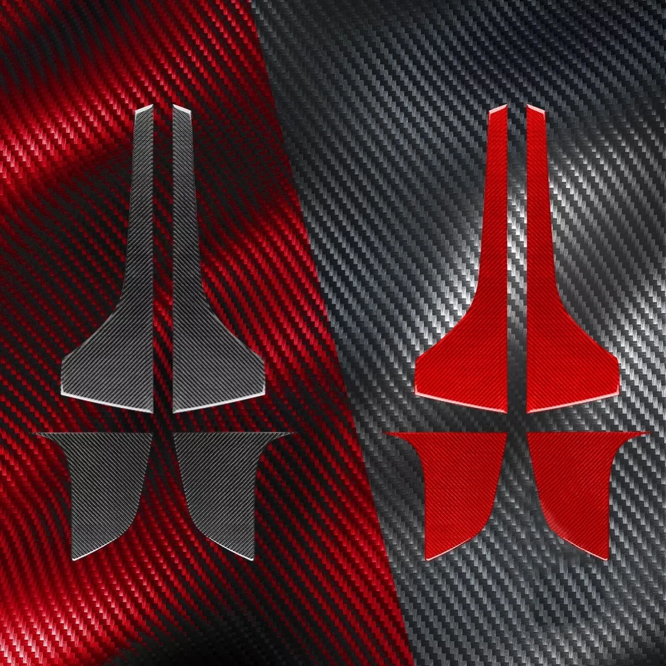 Cubierta de panel de puerta interior de fibra de carbono real para Honda Ridgeline Passport Pilot Foto 3 de 4