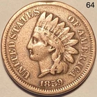 1859 Indian Head Penny Cent