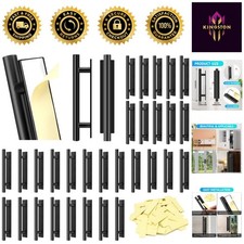 30 Pack Self-Stick Pull Handles - Durable ABS for Cabinets and Drawers