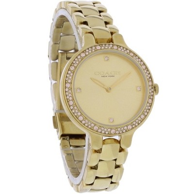 Coach Chelsea Women's Crystal Gold-Tone Quartz Watch 14504125