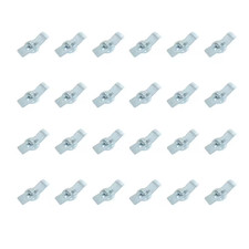0.4 In. H X 2.6 In. W X 0.79 In. D Silver Undermount Sink Clips, Sink Mounting K