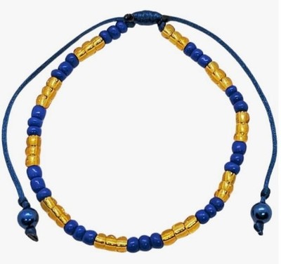 Pulsera ajustable Santeria Orishas Babalawo Iyawo hecha a mano - Ochosi