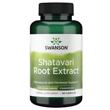 Swanson Shatavari Ayurvedic Female Rejuvenator 500 mg 120 Capsules