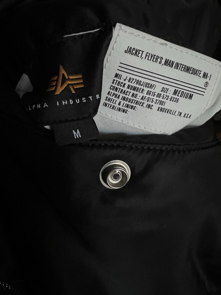 Alpha Industries x Mastermind World MA-1 Bomber Jacket M | eBay