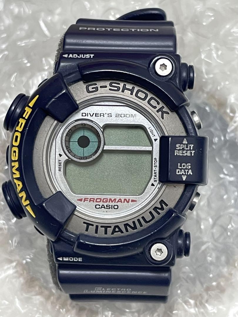 時計 CASIO G-SHOCK FROGMAN DW-8200NK-2JR G-SHOCK Frogman DW-8200NK-2 Navy Men's Vintage Unverified