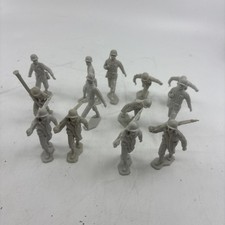 13 Vintage MARX Germany SOLDIERS LOT Gray MCM...