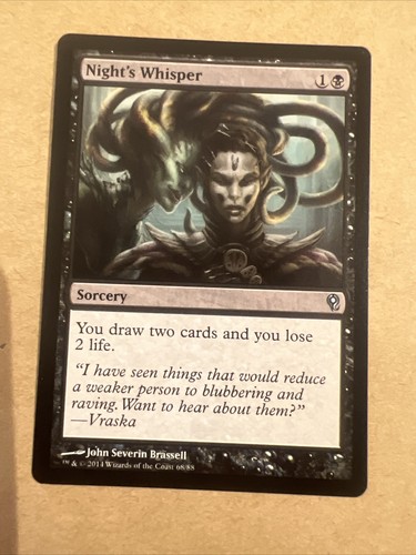 Night's Whisper [68] [Duel Decks Jace Vs Vraska] [Non-Foil] – Face
