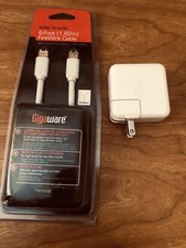 iPod charger 13 Volt .62 amp white Model A1003 and FireWire 400 IEEE iPod 1 2
