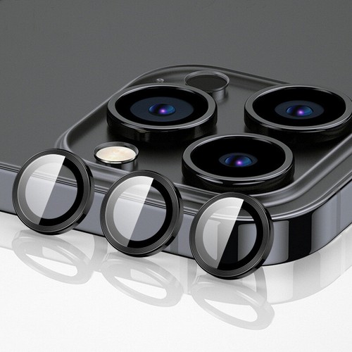 Ring Metall Kamera Linse Schutz Hartglas für iPhone 16 Pro Max 15 14 13 - Bild 18 von 24
