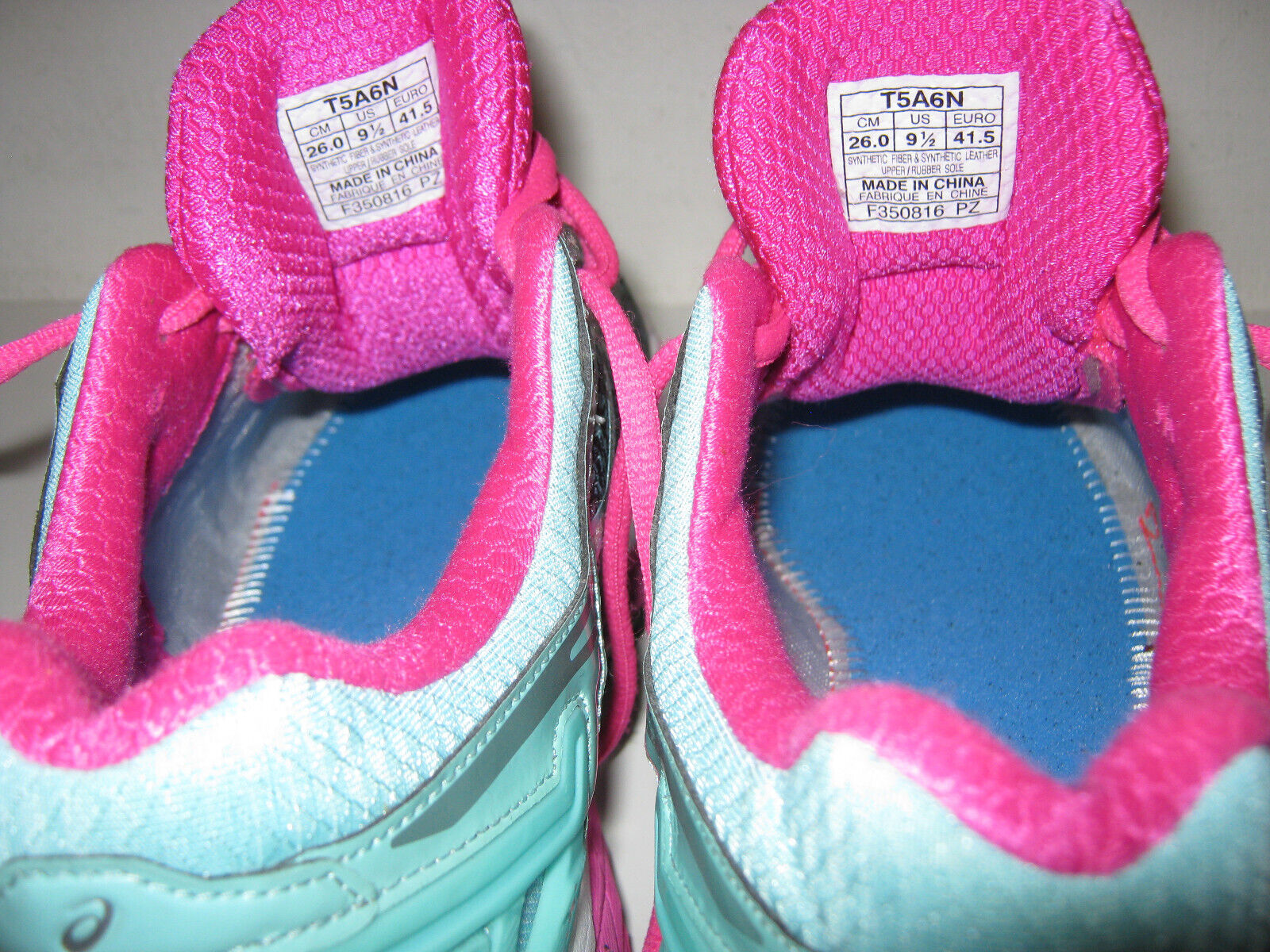 Asics Gel Kayano 22 Womens 9.5 Blue Pink Running … - image 10