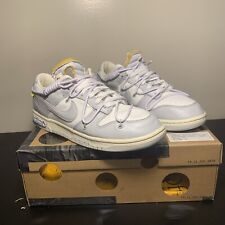 Nike Off-White x Dunk Low Lot 49 of 50 for Sale Nike Off-White x Dunk Low Lot 49 of 50 for Sale
