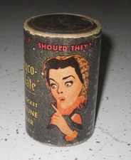 Vtg Alabe Crafte SYCO SLATE Pocket Fortune Teller Spirt Pre Magic 8 Ball 1948