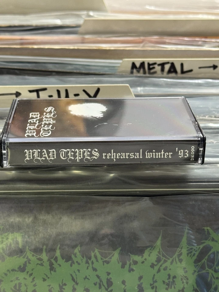 Vlad Tepes Rehearsal Winter 93 MINT Cassette Drakkar DK090 Black Legions Reissue - Image 2 of 2